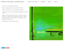 Tablet Screenshot of grumbkow-colors.exto.org