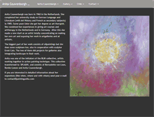 Tablet Screenshot of anitacouwenbergh.exto.org